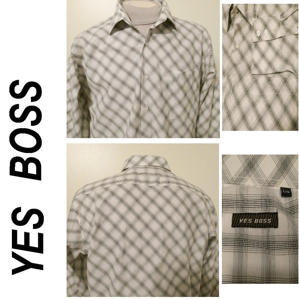 YES BOSS Long Sleeve no-iron Shirt